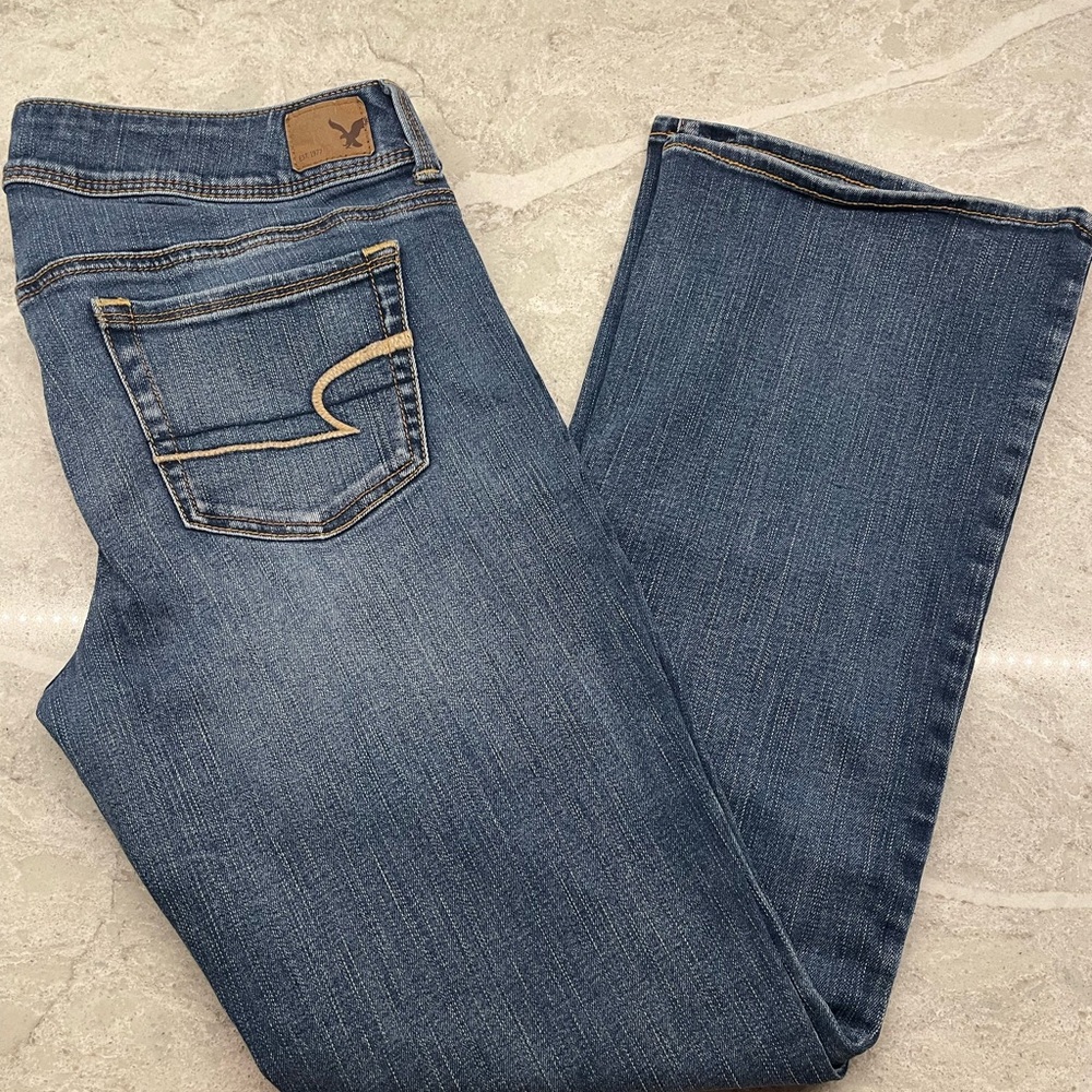 American Eagle Outfitters Blue Boot Cut Jeans Timeless Design